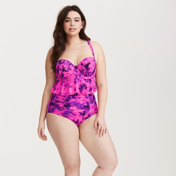 torrid peplum swimsuit